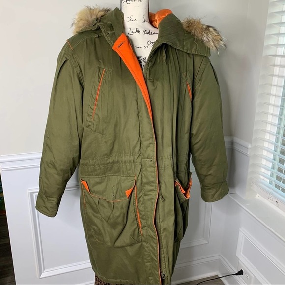 Gallery green duck down hood utility‎ field jacket - Picture 2 of 12